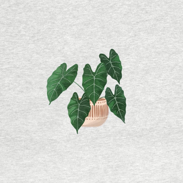 Potted Philodendron illustration by gusstvaraonica